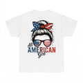 All American Girl patriotic t-shirt white