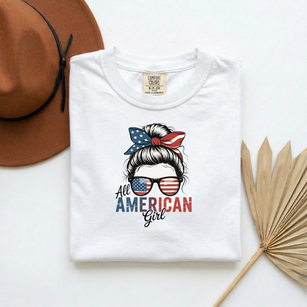 All American Girl shirt folded Gildan