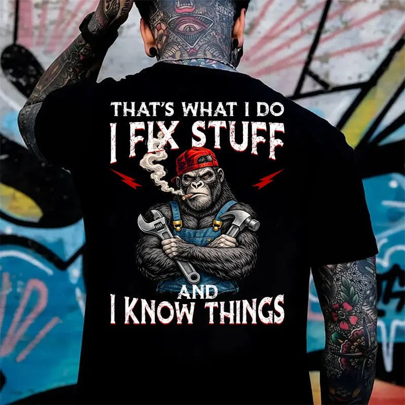 Gen X I Fix Stuff and I Know Things Shirt