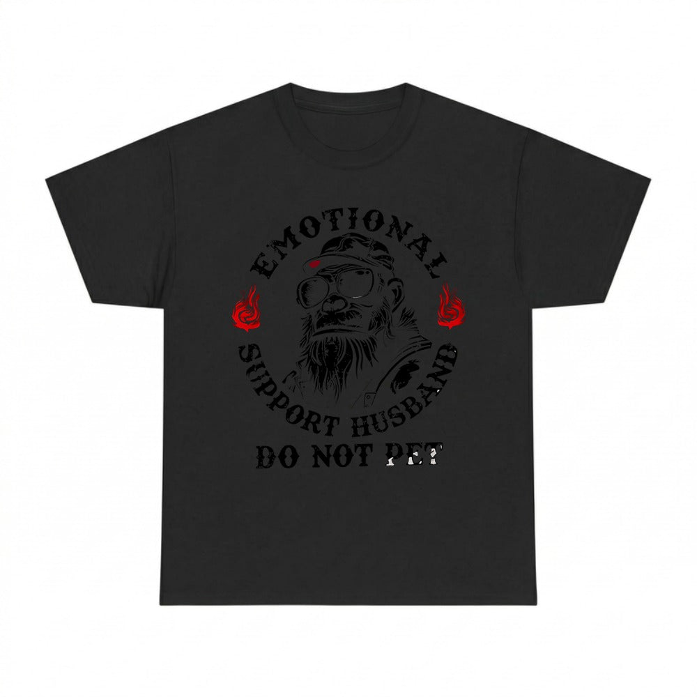 Emotional Support Husband Do Not Pet T-shirt