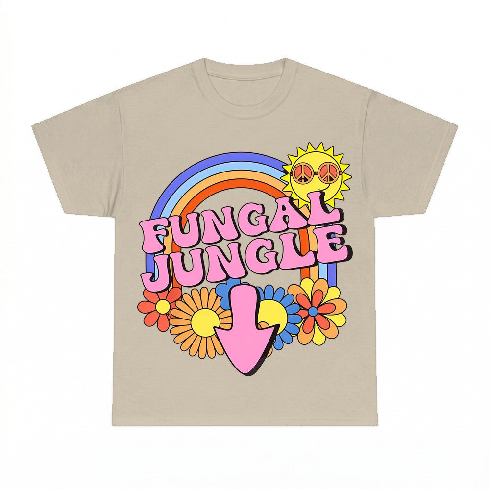 Fungal Jungle Boho Rainbow Shirt - Gildan Unisex Tee