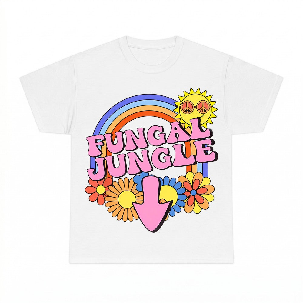 Fungal Jungle Boho Rainbow Shirt - Gildan Unisex Tee
