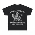 Undiagnosed But Something Ain't Right Raccoon Cowboy Shirt -