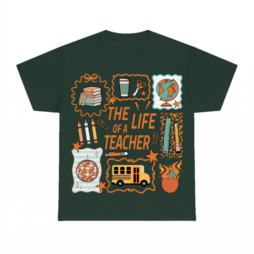 The Life Of A Teacher Shirt - Gildan Unisex Tee