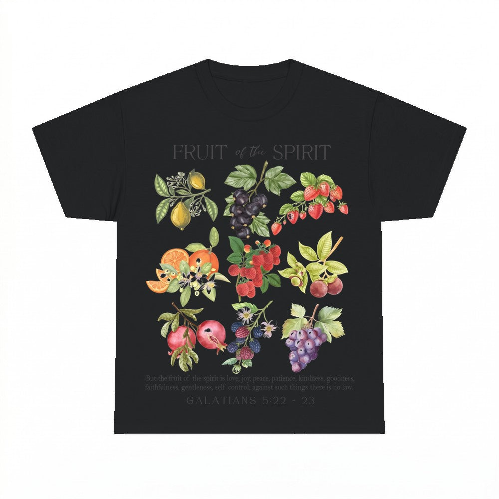 Fruit of the Spirit Galatians 5:22-23 Botanical Shirt - Gild