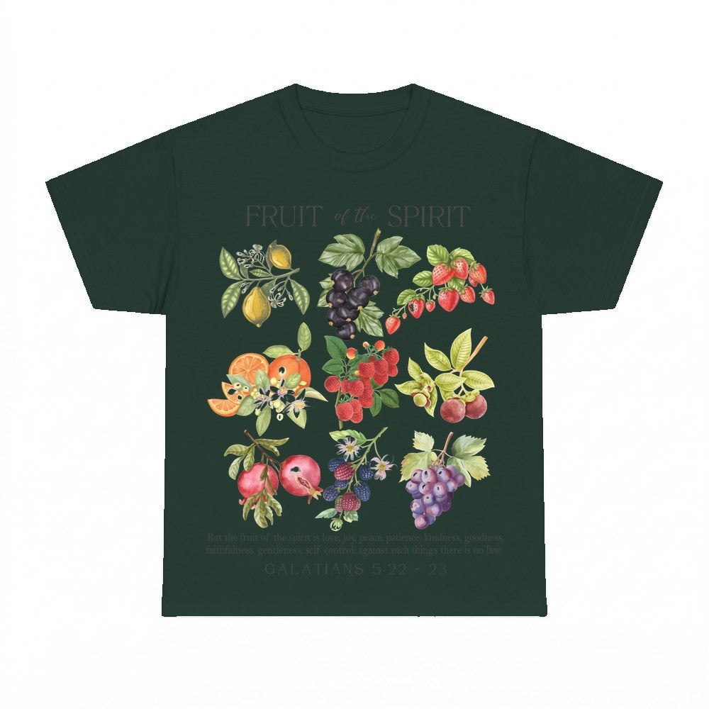 Fruit of the Spirit Galatians 5:22-23 Botanical Shirt - Gild
