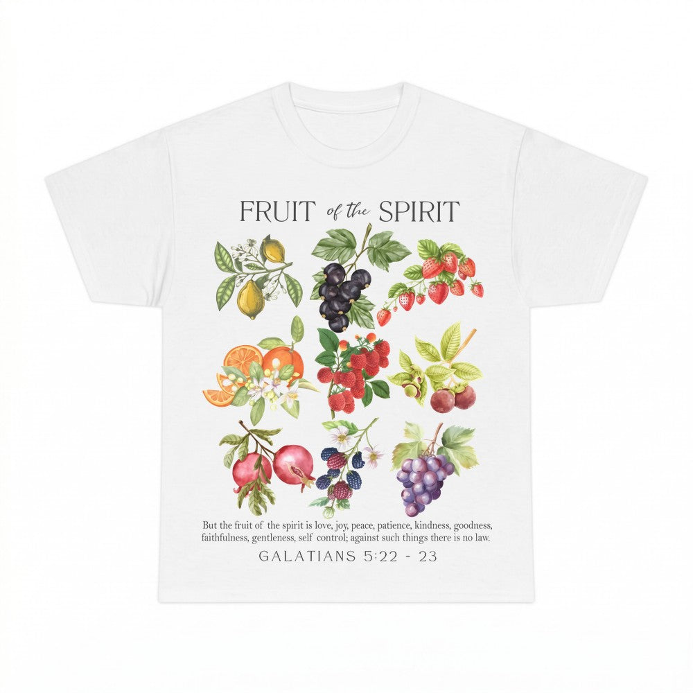 Fruit of the Spirit Galatians 5:22-23 Botanical Shirt - Gild