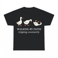 Walking By Faith Tripping Constantly Shirt - Gildan Unisex T