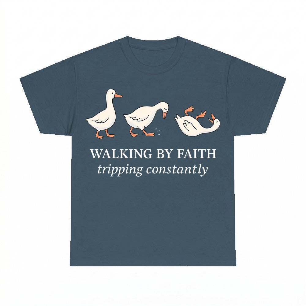 Walking By Faith Tripping Constantly Shirt - Gildan Unisex T