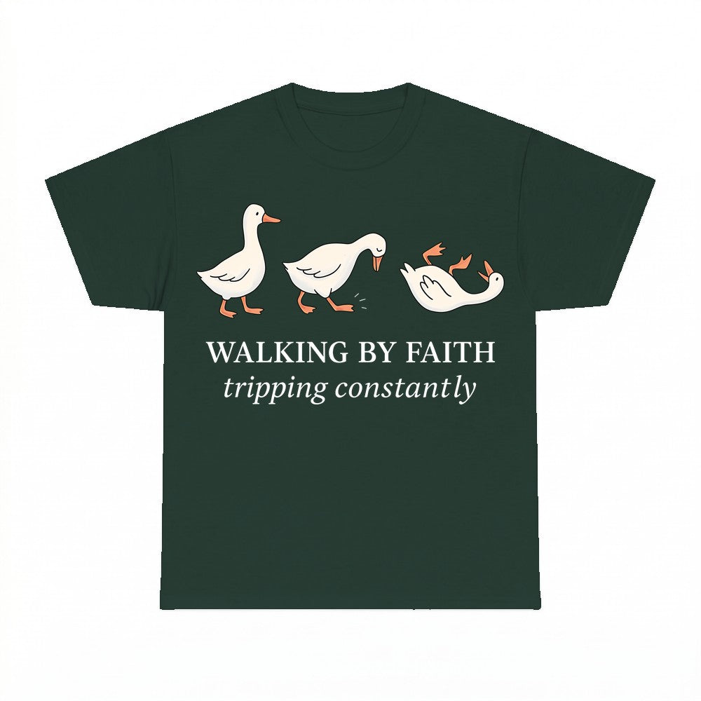 Walking By Faith Tripping Constantly Shirt - Gildan Unisex T