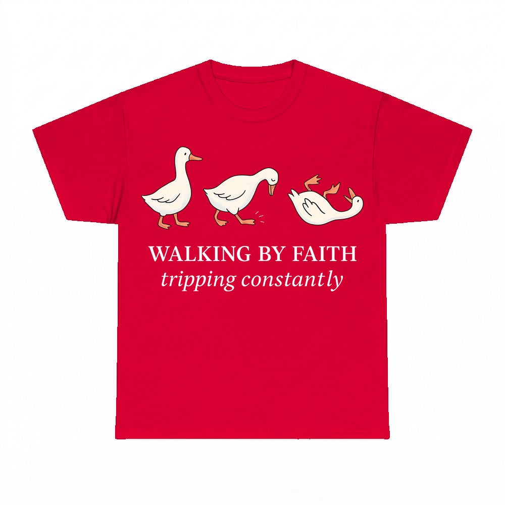 Walking By Faith Tripping Constantly Shirt - Gildan Unisex T