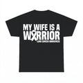 My Wife Is A Warrior Lung Cancer Awareness Shirt - Gildan Un