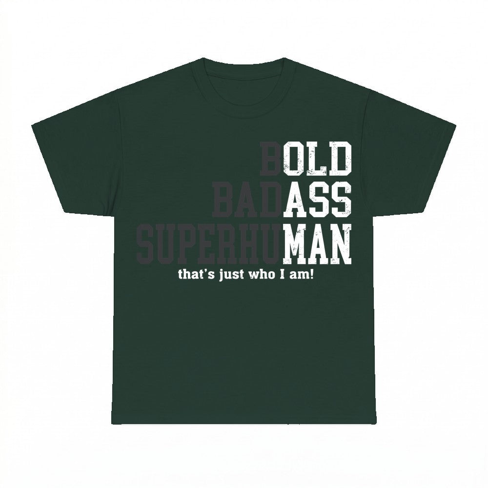 Bold Badass Superhuman Shirt - Gildan Unisex Tee
