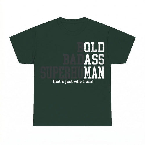 Bold Badass Superhuman Shirt - Gildan Unisex Tee
