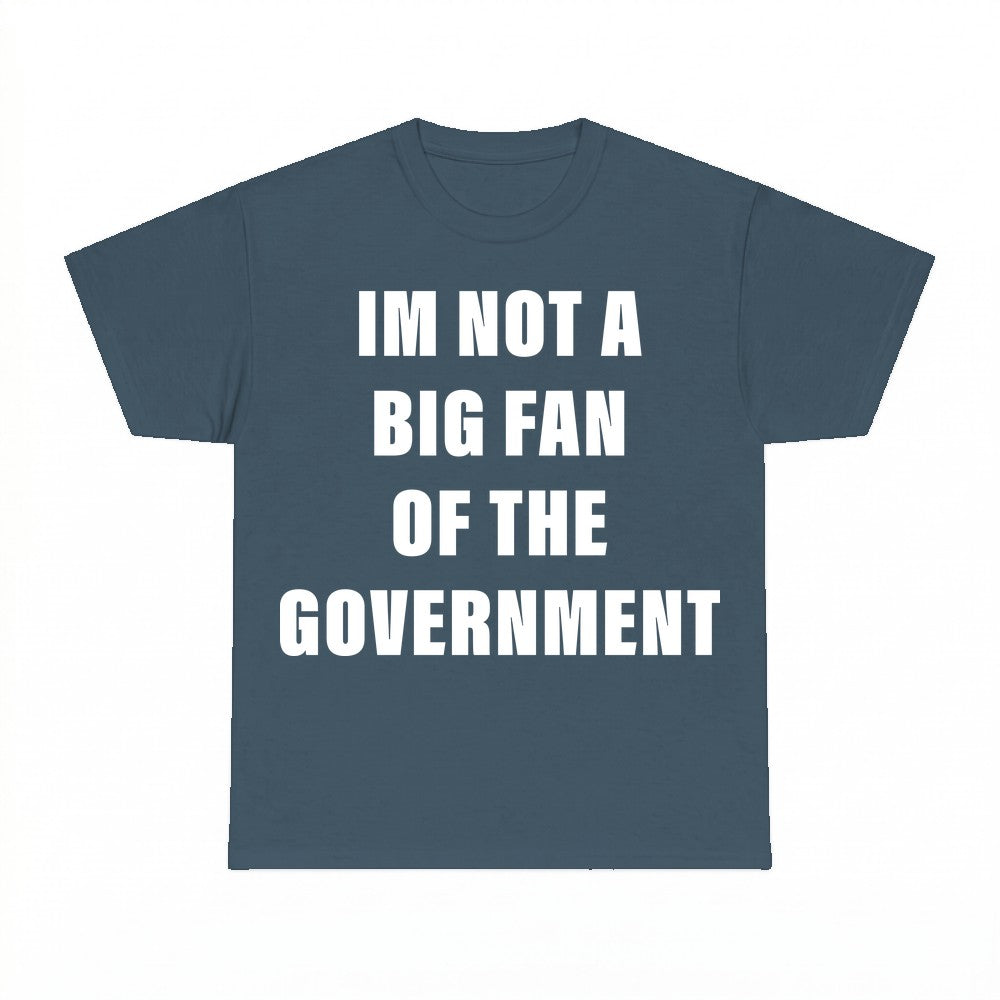 Im Not A Big Fan Of The Government Shirt - Gildan Unisex Tee