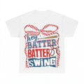 Hey Batter Batter Swing Baseball Shirt - Gildan Unisex Tee