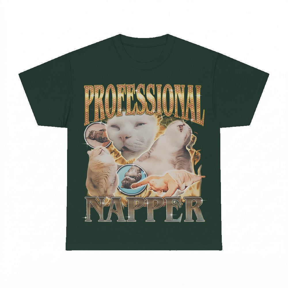 Professional Napper Cat Shirt - Gildan Unisex Tee