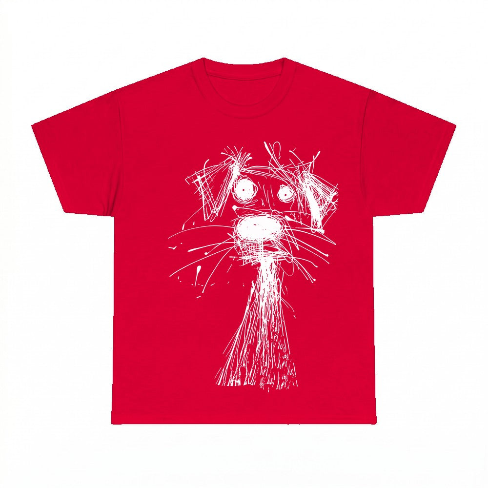 Dog Face Sketch Shirt - Gildan Unisex Tee