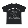 My Tummy Hurts And I'm Mad At The Government Frog Shirt - Gi