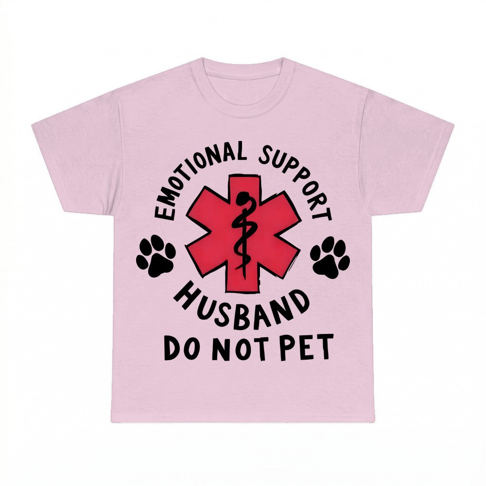 Comfort Colors Emotional Support Husband Shirt - Gildan Unis