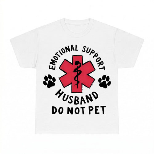 Comfort Colors Emotional Support Husband Shirt - Gildan Unis