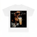 Comfort Colors Funny Dachshund Drinking Iced Coffee Shirt - 