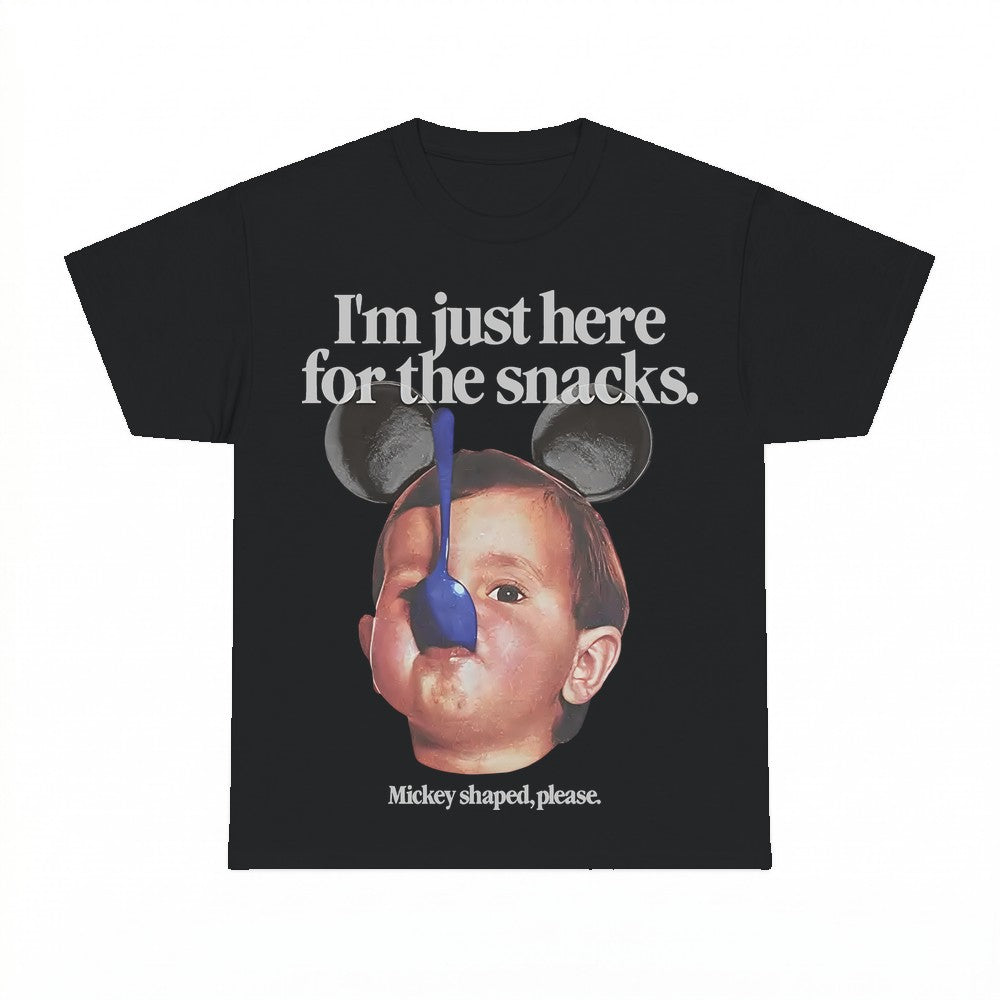 I'm Just Here For The Snacks T-shirt - Gildan Unisex Tee