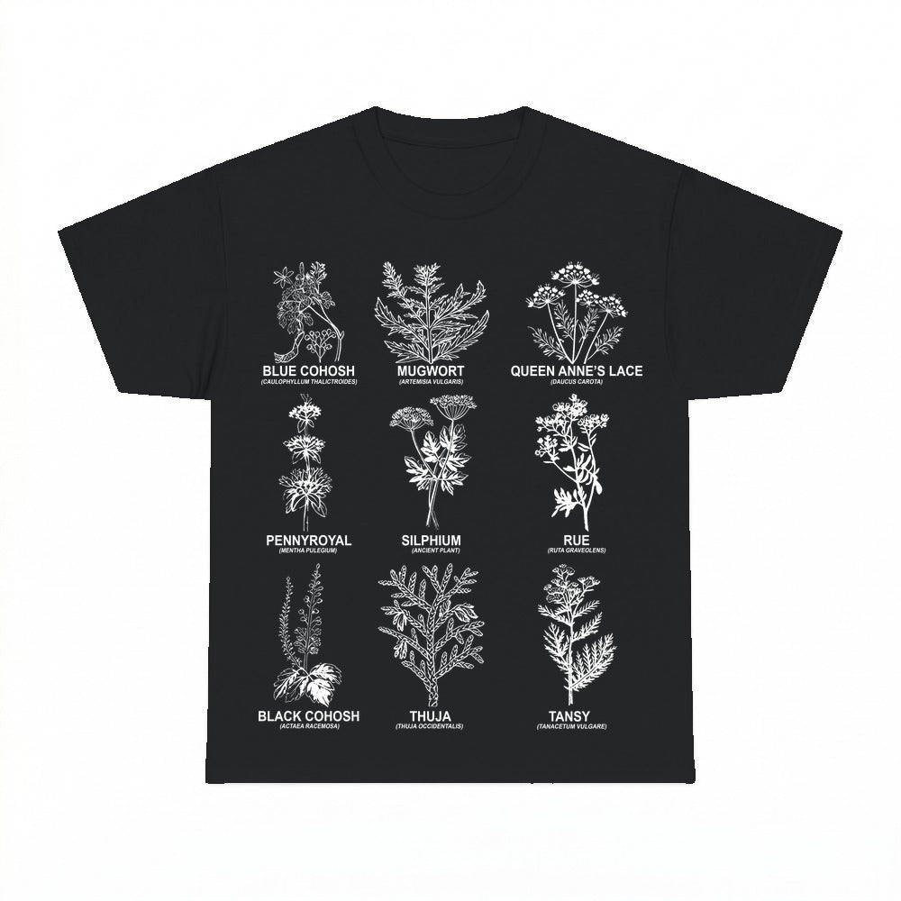 Botanical Plant Names Shirt - Gildan Unisex Tee