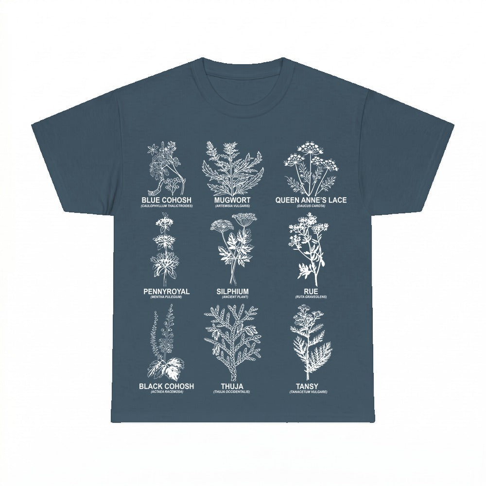 Botanical Plant Names Shirt - Gildan Unisex Tee