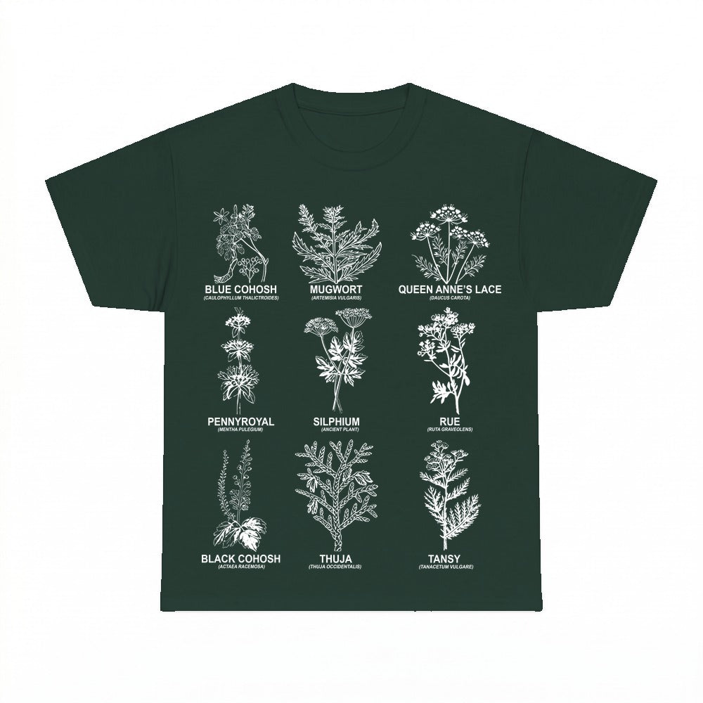 Botanical Plant Names Shirt - Gildan Unisex Tee