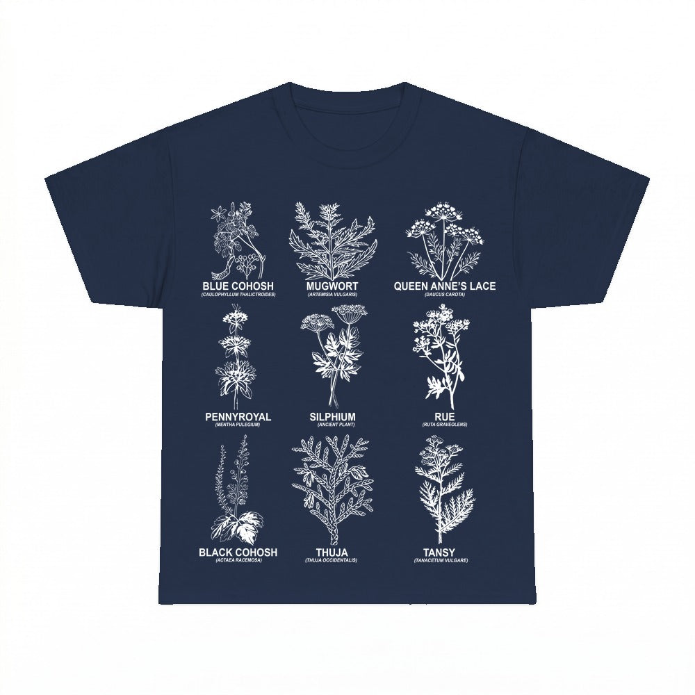 Botanical Plant Names Shirt - Gildan Unisex Tee