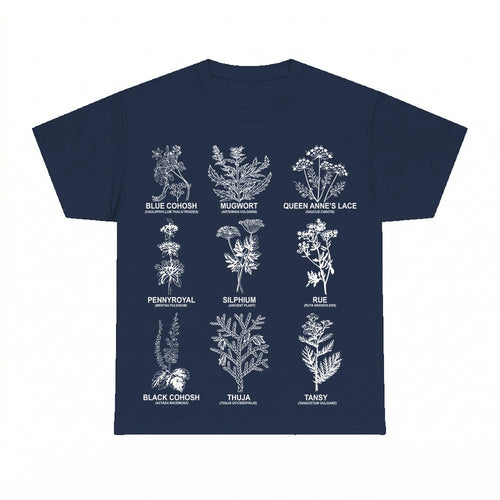 Botanical Plant Names Shirt - Gildan Unisex Tee