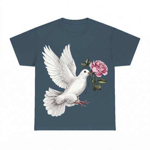 Boho Dove Rose Shirt - Gildan Unisex Tee