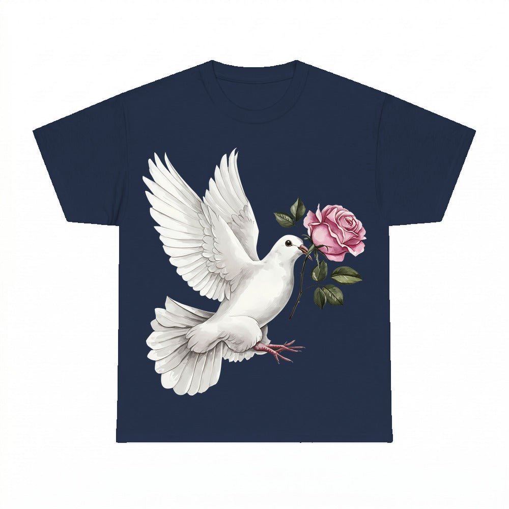 Boho Dove Rose Shirt - Gildan Unisex Tee