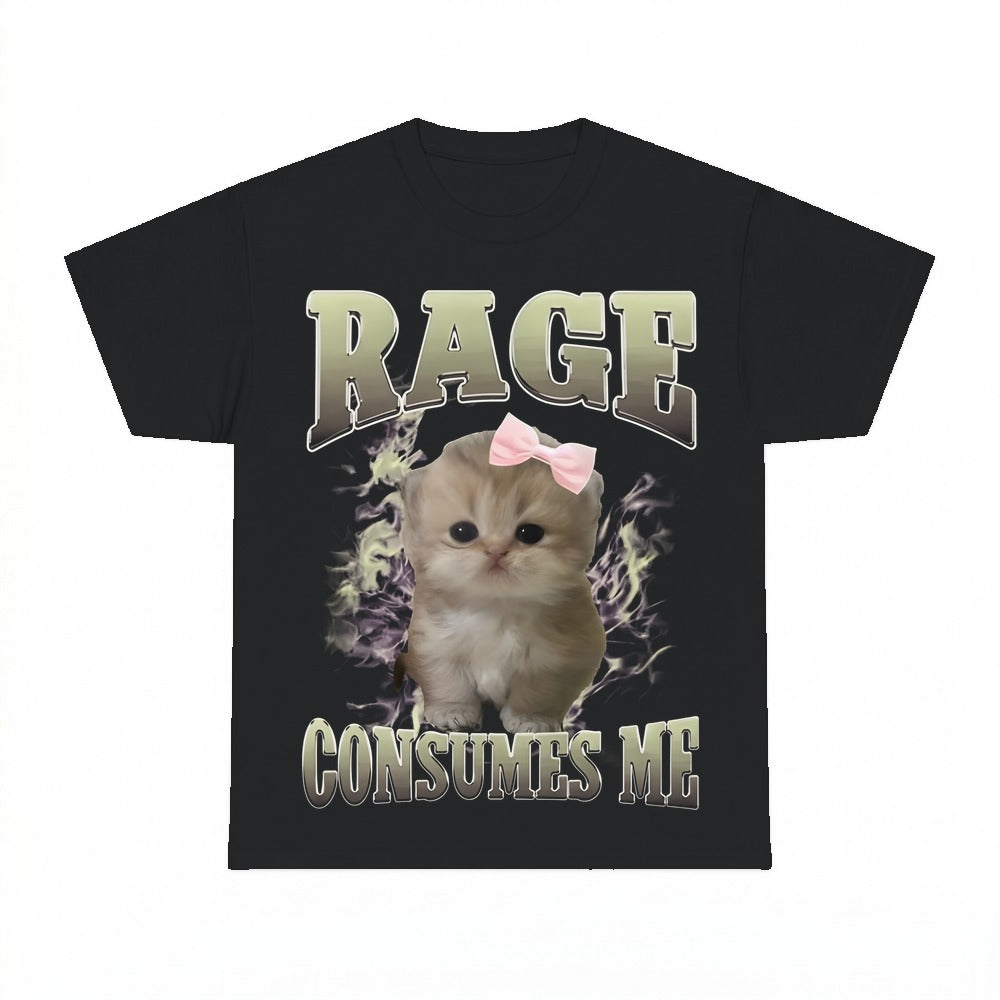 Rage Consumes Me Cat Kitten Shirt - Gildan Unisex Tee