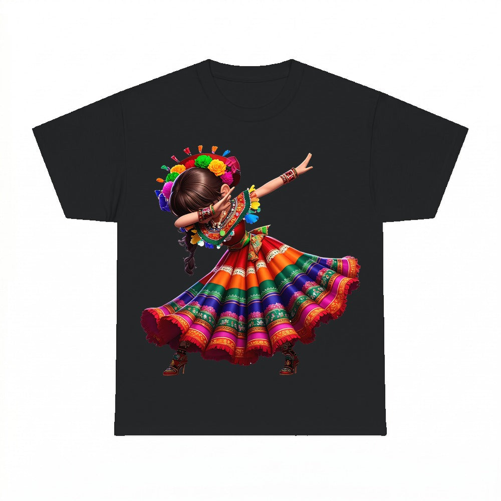 Let's Fiesta Dab Girl Shirt - Gildan Unisex Tee