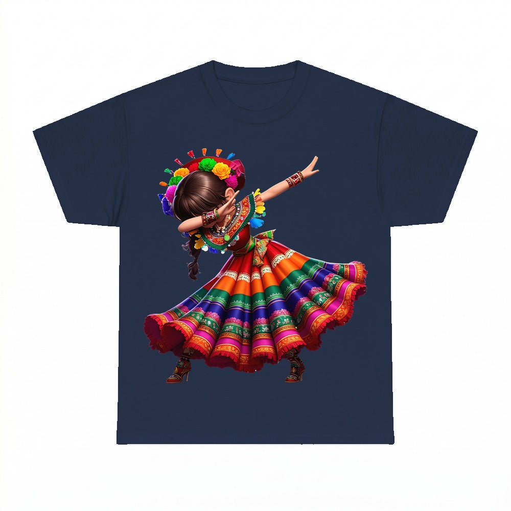 Let's Fiesta Dab Girl Shirt - Gildan Unisex Tee