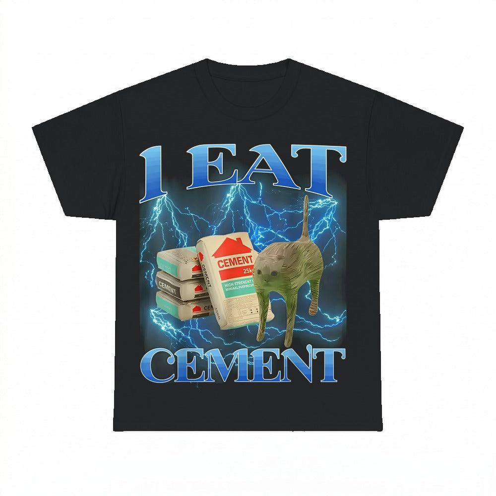 I Eat Cement Cat Shirt - Gildan Unisex Tee