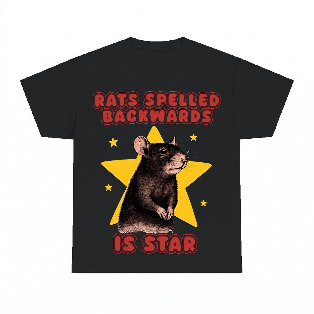 Rats Spelled Backwards Is Star Shirt - Gildan Unisex Tee