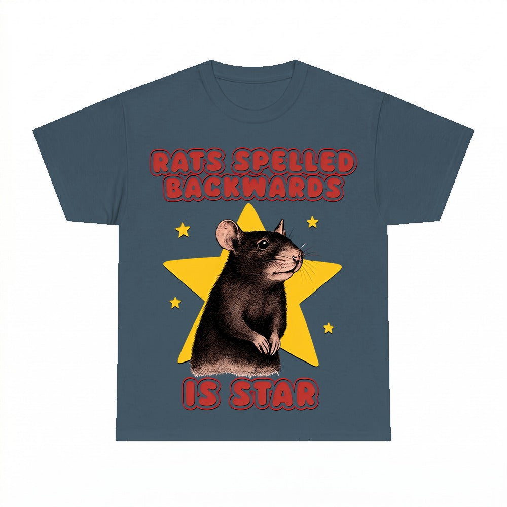 Rats Spelled Backwards Is Star Shirt - Gildan Unisex Tee
