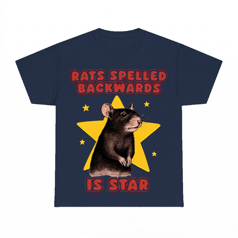 Rats Spelled Backwards Is Star Shirt - Gildan Unisex Tee