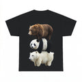 Bear Stack Funny Shirt - Gildan Unisex Tee